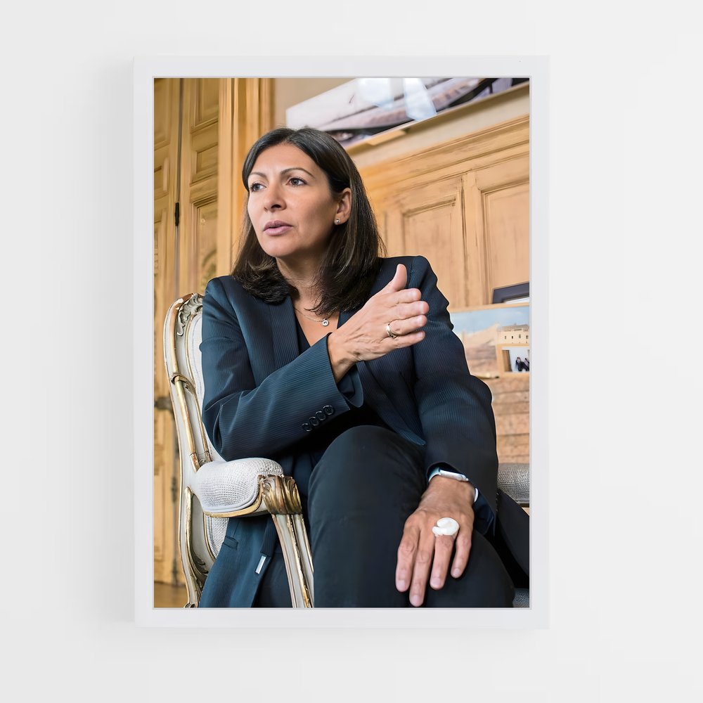 ap-anne hidalgo-3 cadre Blanc