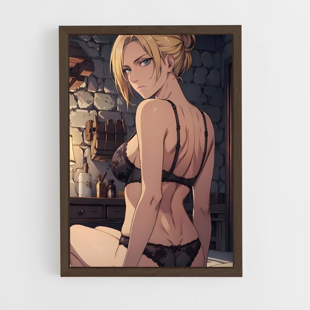 ap-annie leonhart-1 cadre Bois foncé