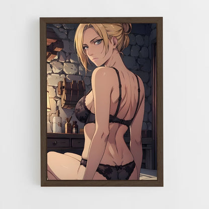 ap-annie leonhart-1 cadre Bois foncé