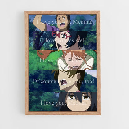 ap-anohana-6 cadre Bois clair