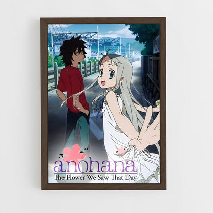 ap-anohana-7 cadre Bois foncé