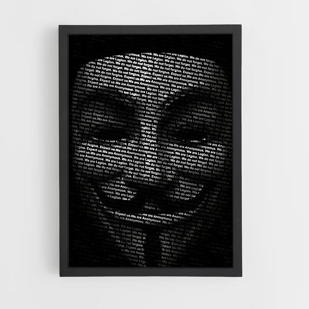 ap-anonymous-5 cadre Noir