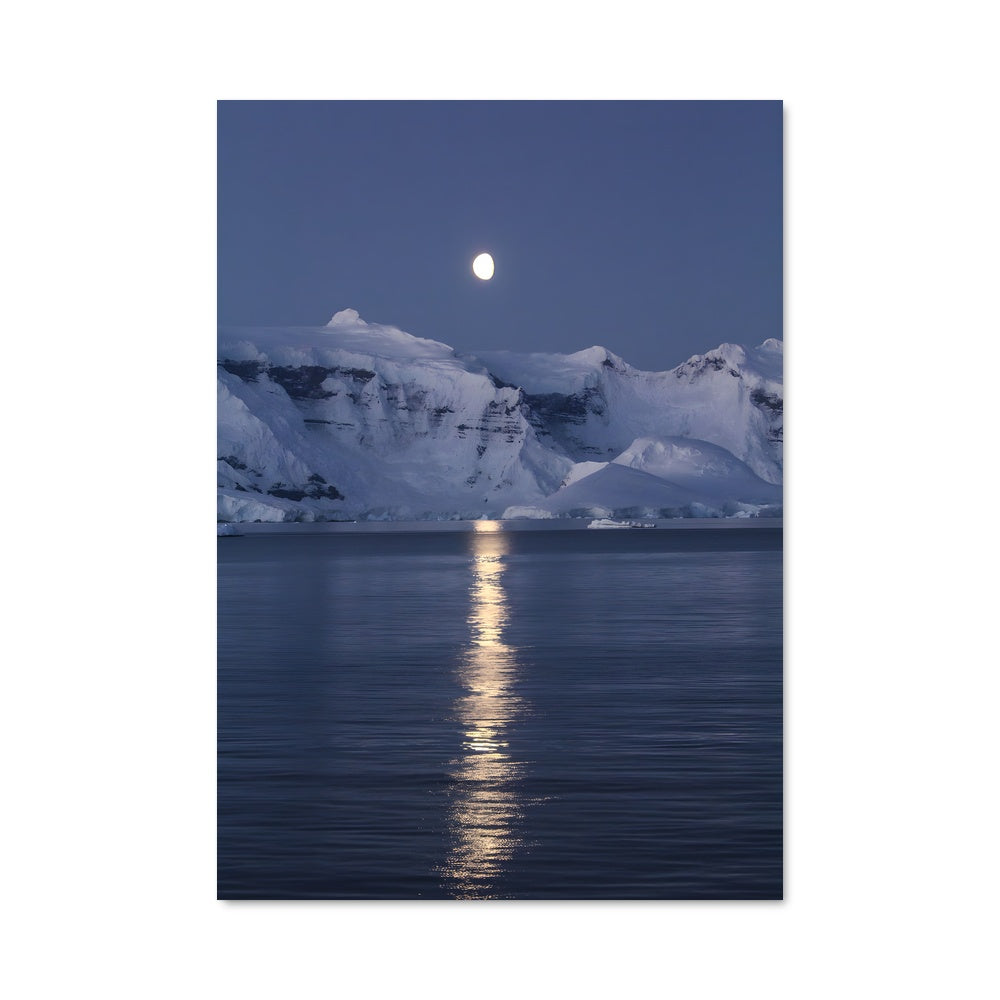 Poster Lune Glaciale