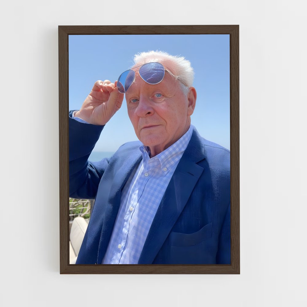 ap-anthony hopkins-3 cadre Bois foncé