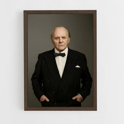 ap-anthony hopkins-7 cadre Bois foncé