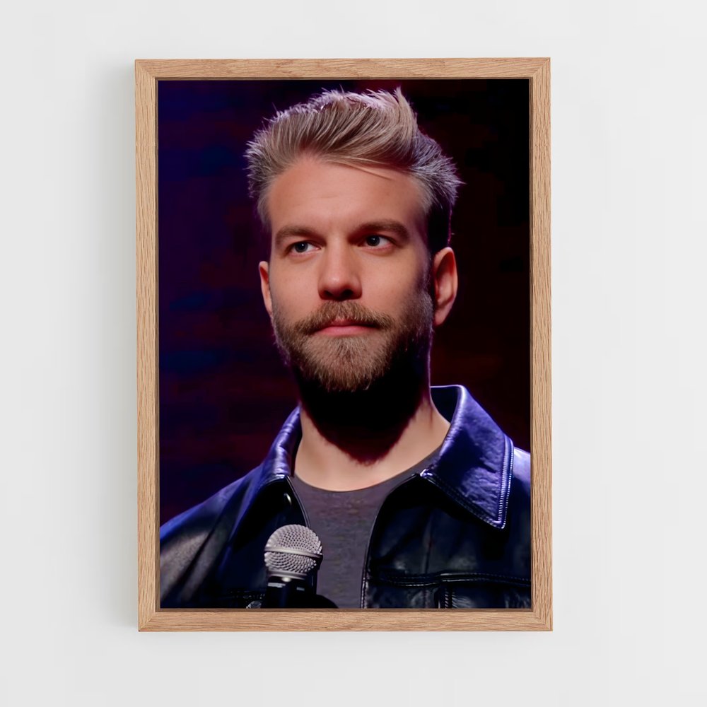 ap-anthony jeselnik-1 cadre Bois clair