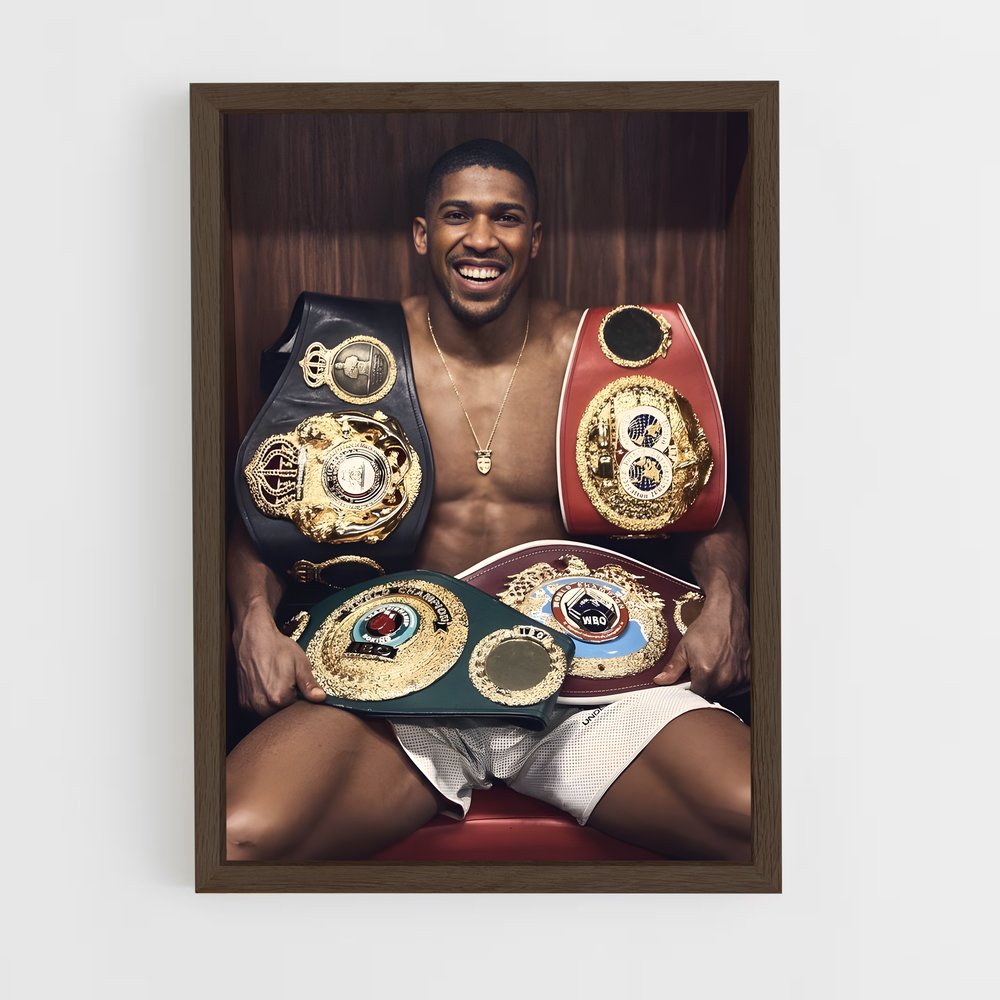 ap-anthony joshua-1 cadre Bois foncé