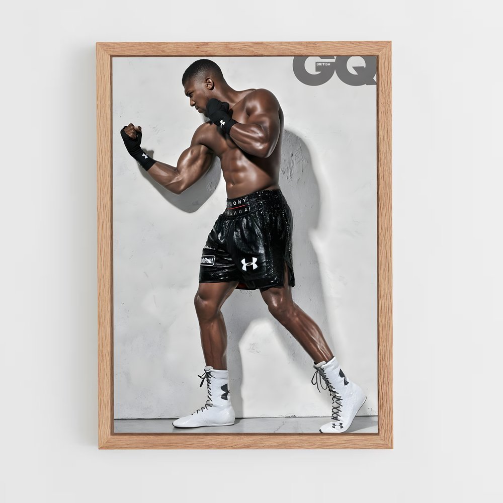 ap-anthony joshua-4 cadre Bois clair