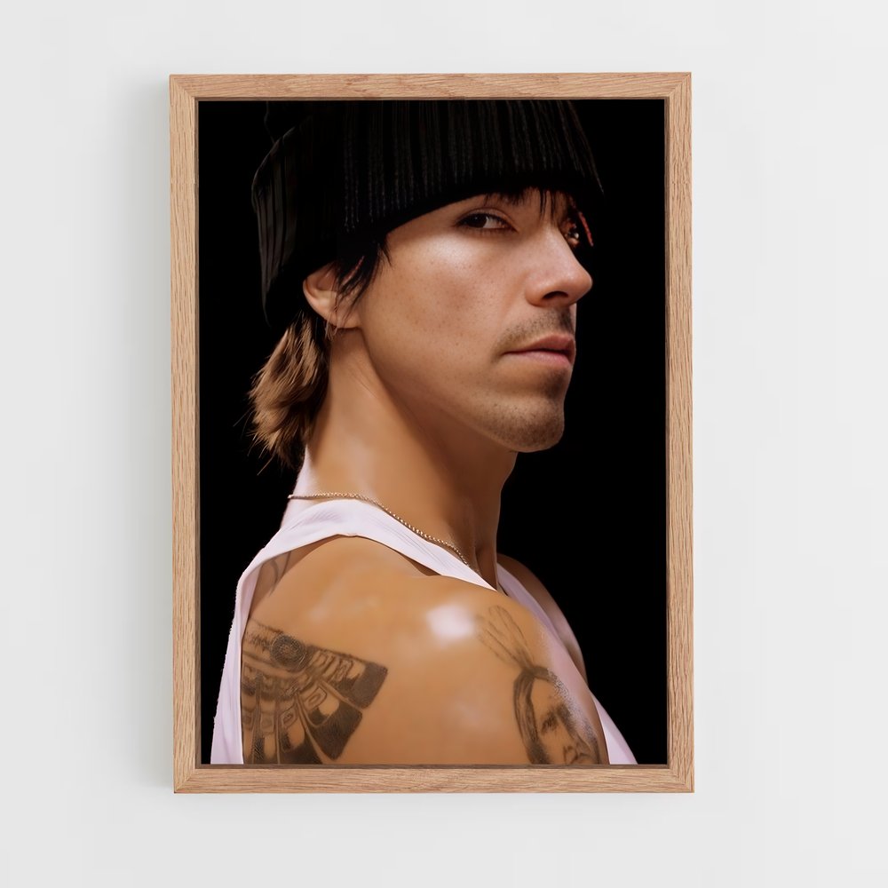 ap-anthony kiedis-2 cadre Bois clair