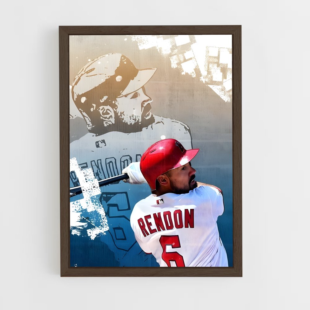 ap-anthony rendon-2 cadre Bois foncé