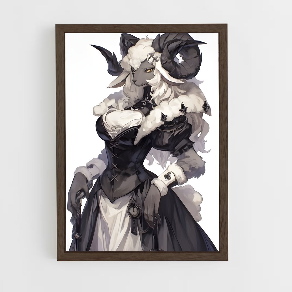 ap-anthropomorphic-6 cadre Bois foncé