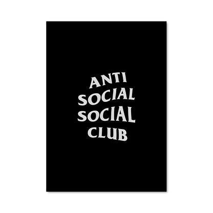 Poster Club Anti-Social