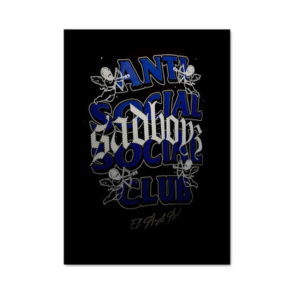 Poster Anti Social Vibes
