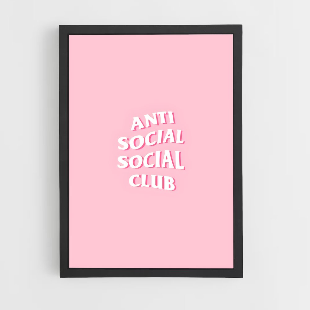 ap-anti social social club-8 cadre Noir