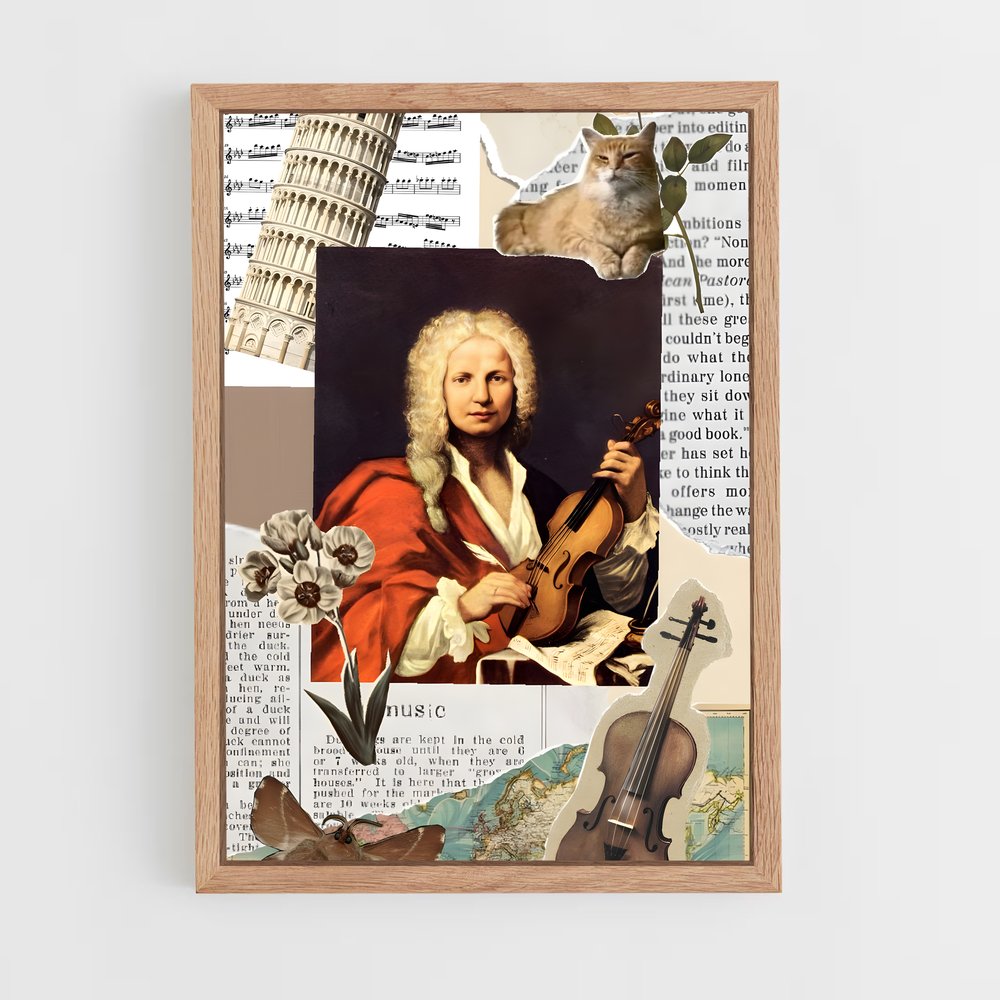 ap-antonio vivaldi-1 cadre Bois clair