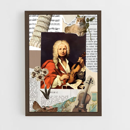 ap-antonio vivaldi-1 cadre Bois foncé
