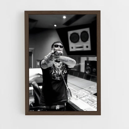 ap-anuel aa-1 cadre Bois foncé