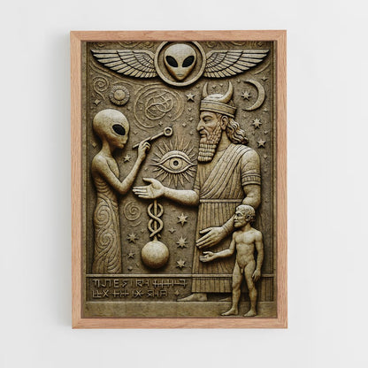 ap-anunnaki-1 cadre Bois clair