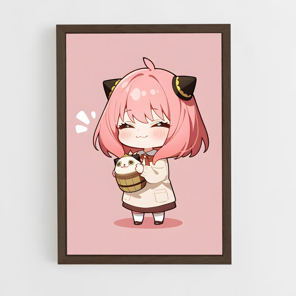 ap-anya forger-5 cadre Bois foncé