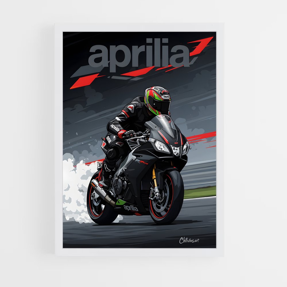 ap-aprilia racing-3 cadre Blanc