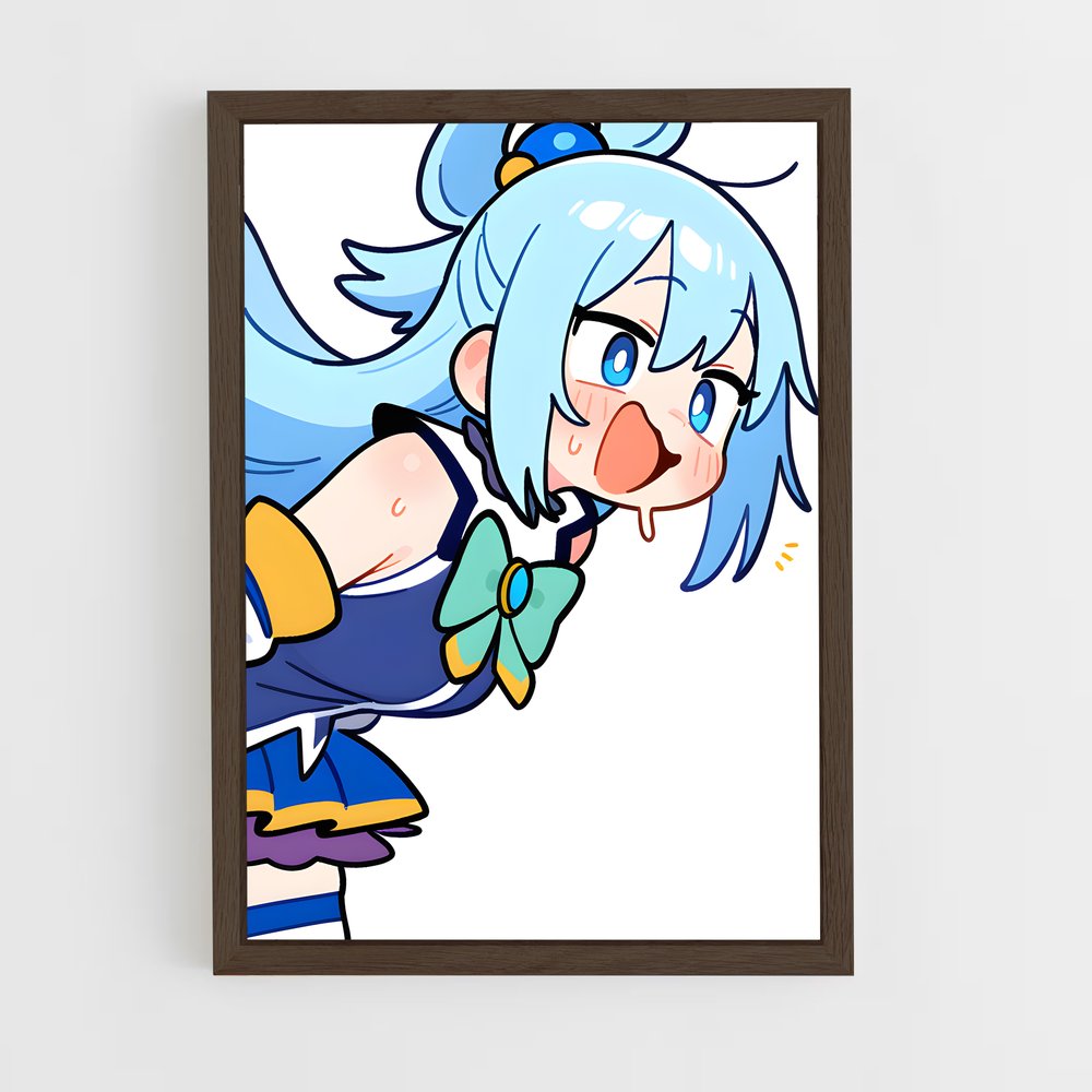 ap-aqua-8 cadre Bois foncé