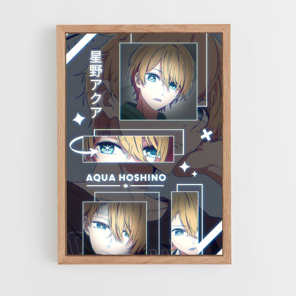 ap-aqua hoshino-2 cadre Bois clair