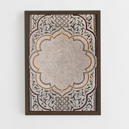 ap-arabesque-6 cadre Bois foncé