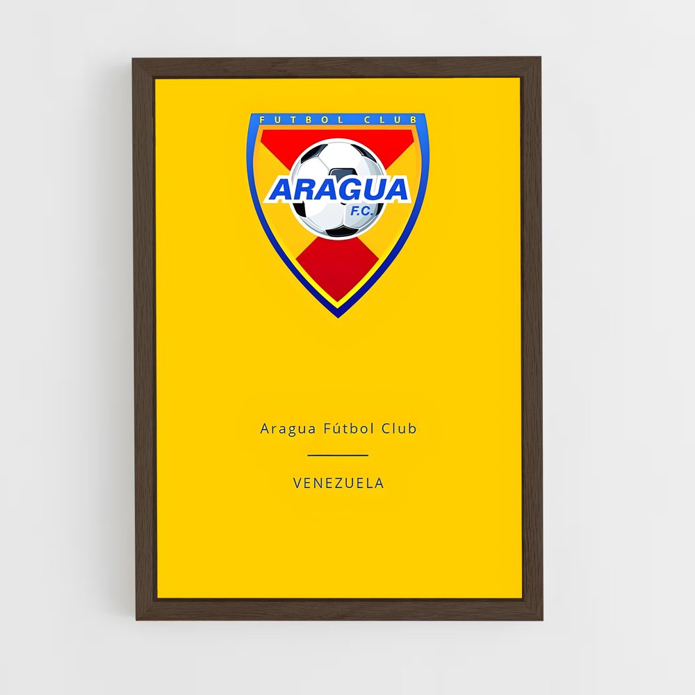 ap-aragua fc-2 cadre Bois foncé