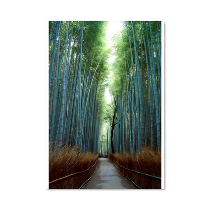 Poster Promenade au Bamboo