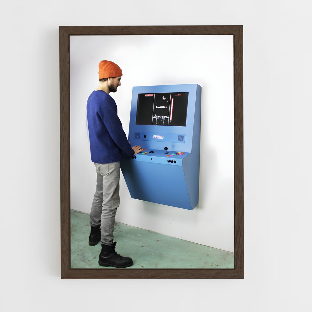 ap-arcade machines-3 cadre Bois foncé