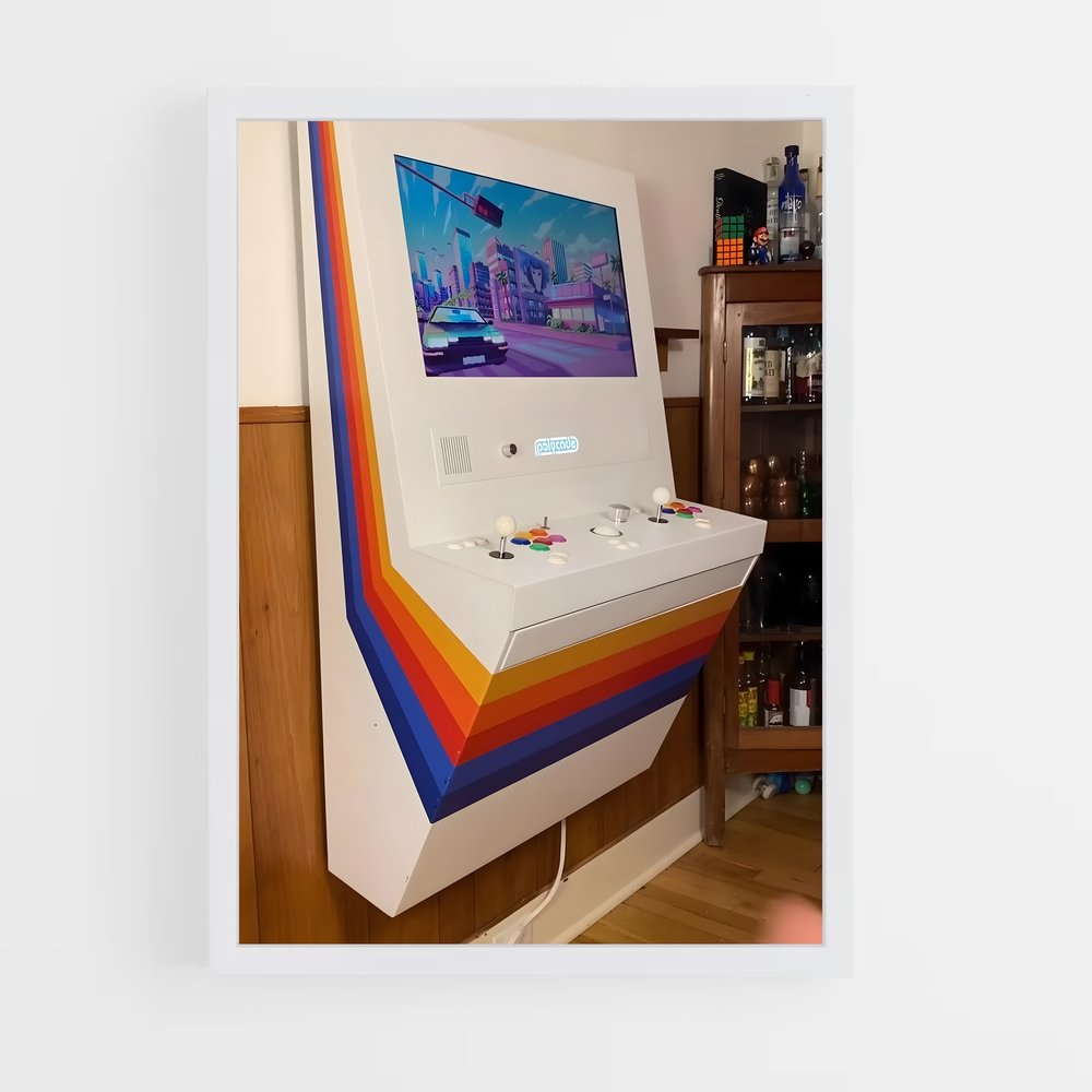 ap-arcade machines-4 cadre Blanc