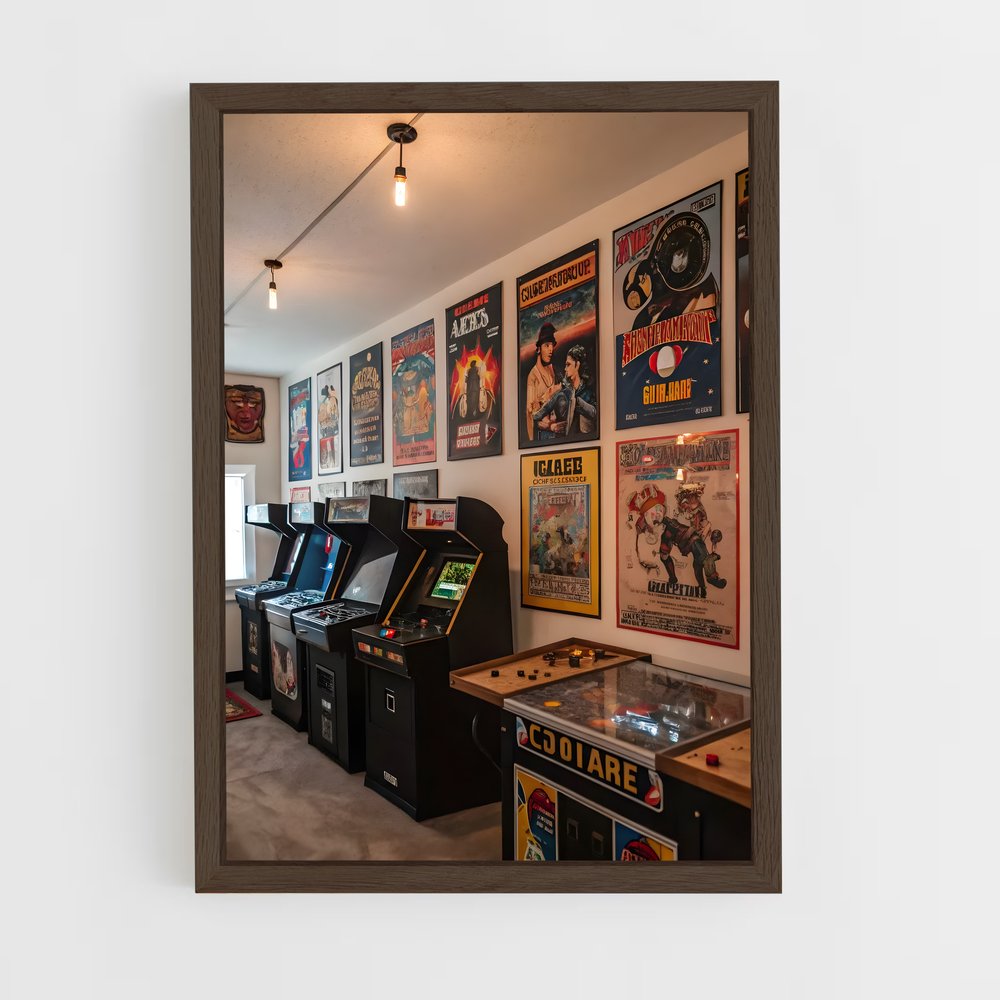 ap-arcade machines-7 cadre Bois foncé