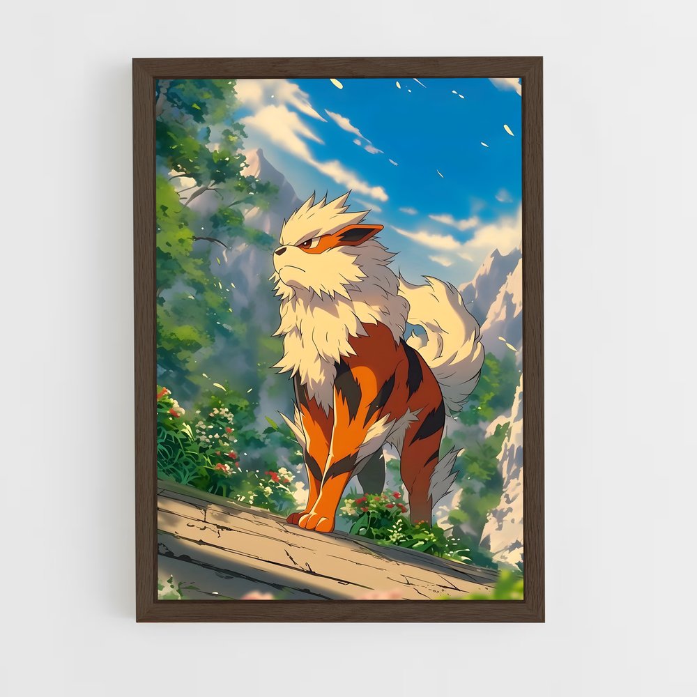 ap-arcanine-2 cadre Bois foncé