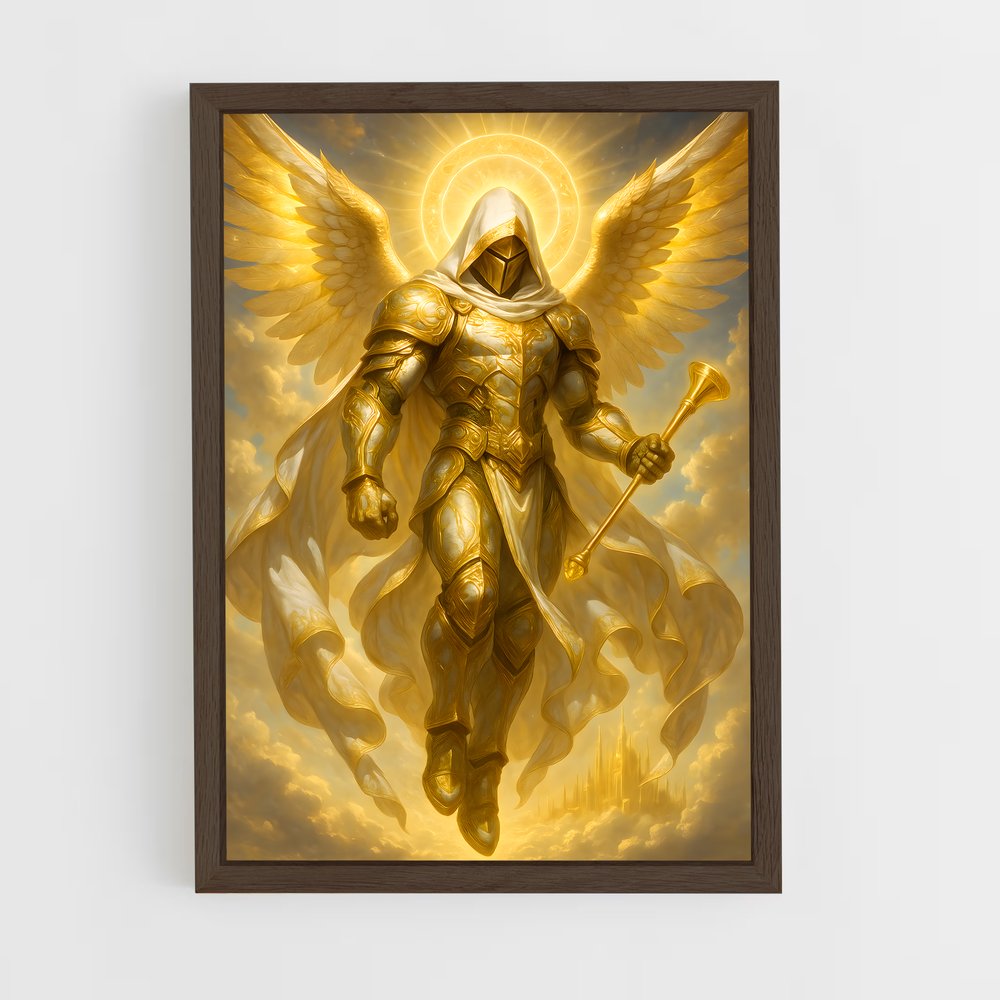 ap-archangel gabriel-5 cadre Bois foncé