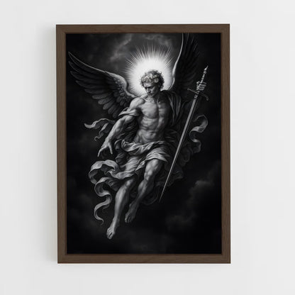 ap-archangel michael-1 cadre Bois foncé