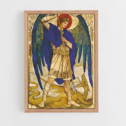 ap-archangel michael-16 cadre Bois clair