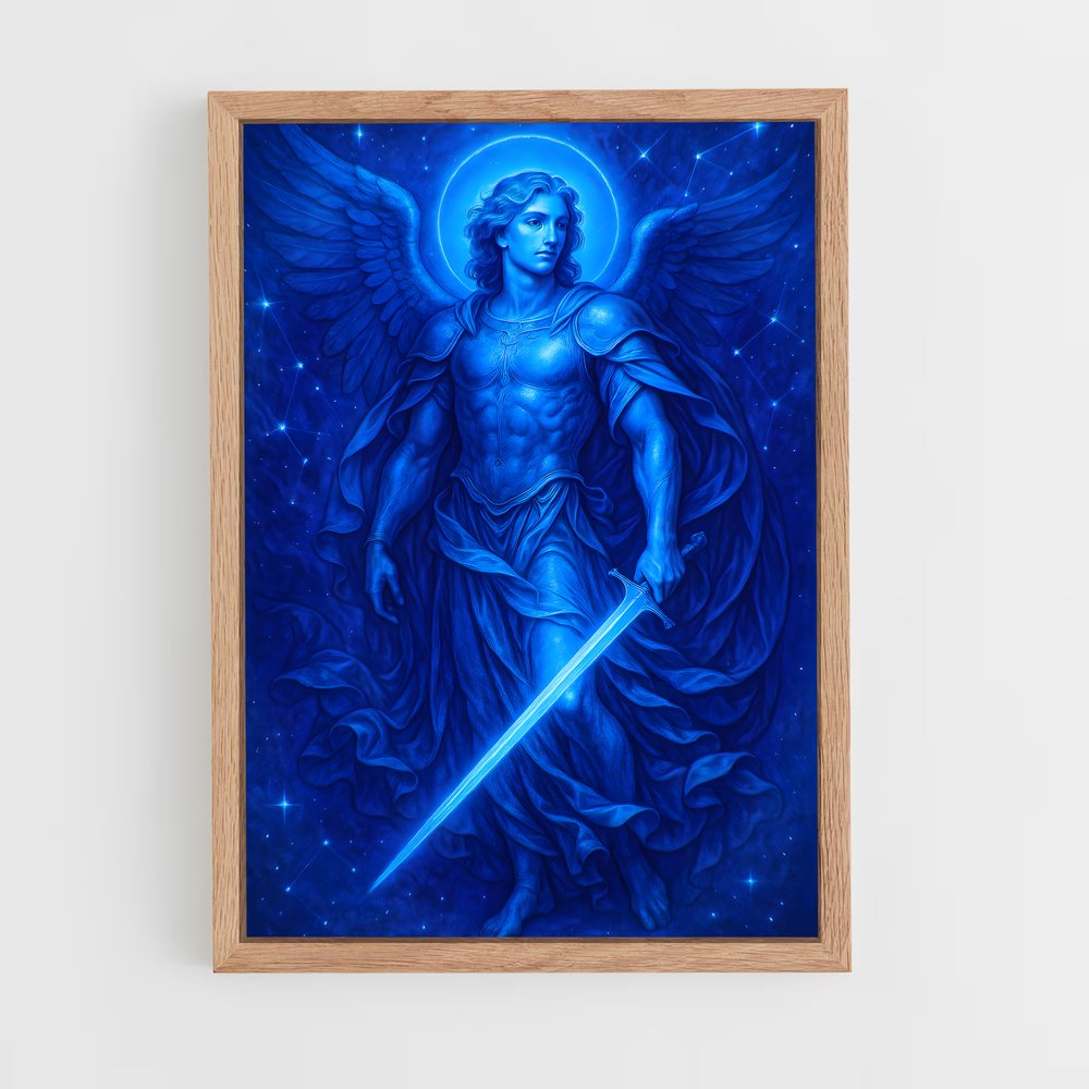 ap-archangel michael-5 cadre Bois clair