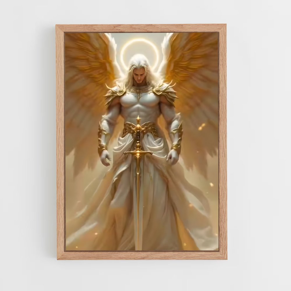 ap-archangel michael-6 cadre Bois clair