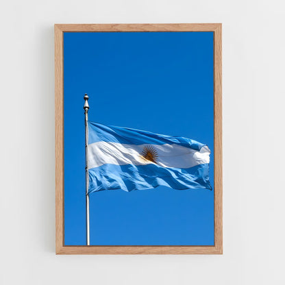 ap-argentina flag-3 cadre Bois clair