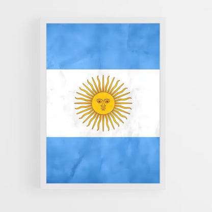 ap-argentina flag-6 cadre Blanc