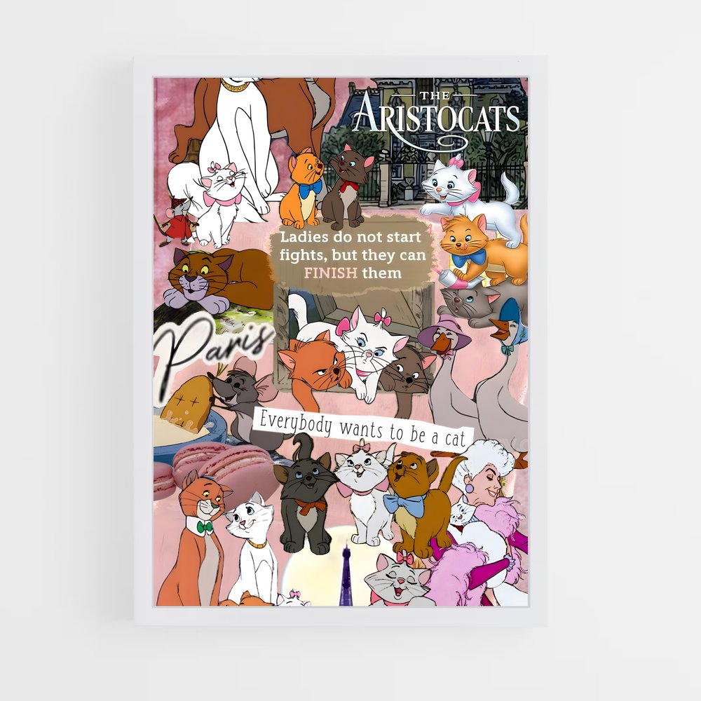 ap-aristocats-3 cadre Blanc