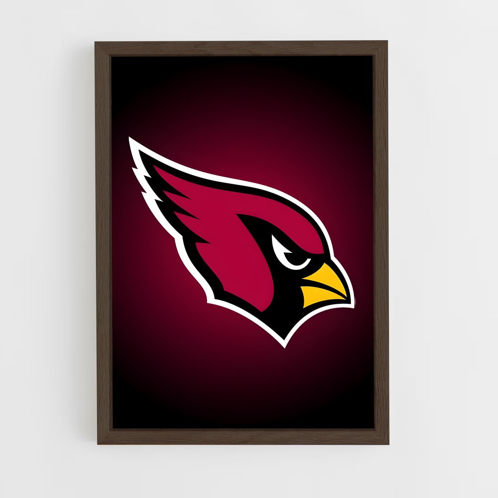 ap-arizona cardinals-1 cadre Bois foncé