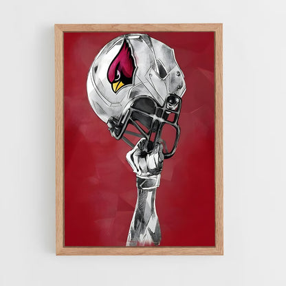 ap-arizona cardinals-2 cadre Bois clair
