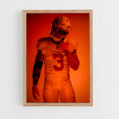 ap-arizona cardinals-6 cadre Bois clair