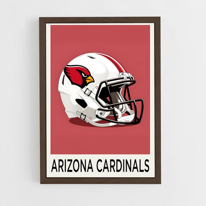 ap-arizona cardinals-8 cadre Bois foncé