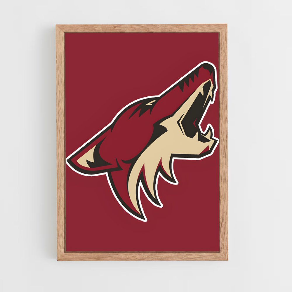 ap-arizona coyotes-2 cadre Bois clair