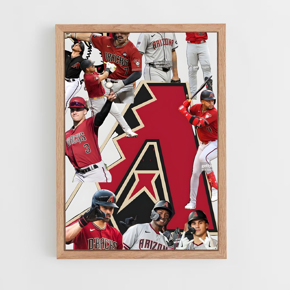 ap-arizona diamondbacks-1 cadre Bois clair