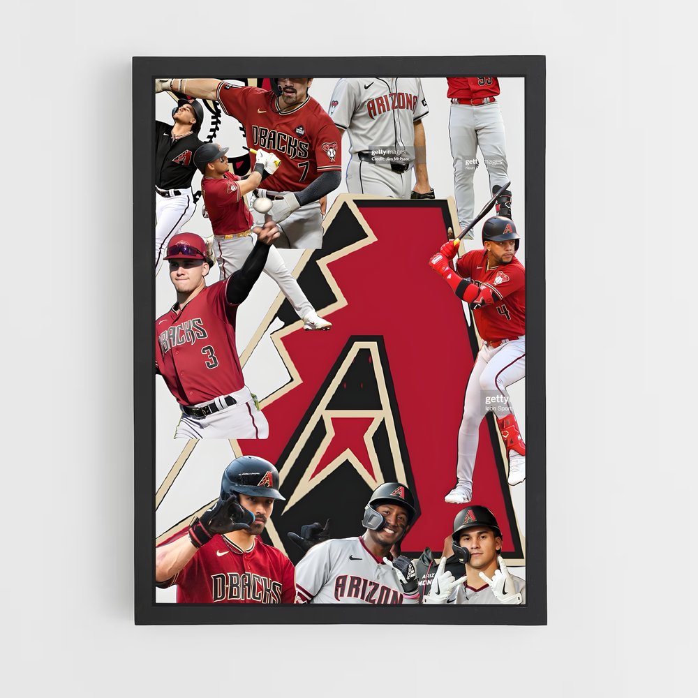 ap-arizona diamondbacks-1 cadre Noir