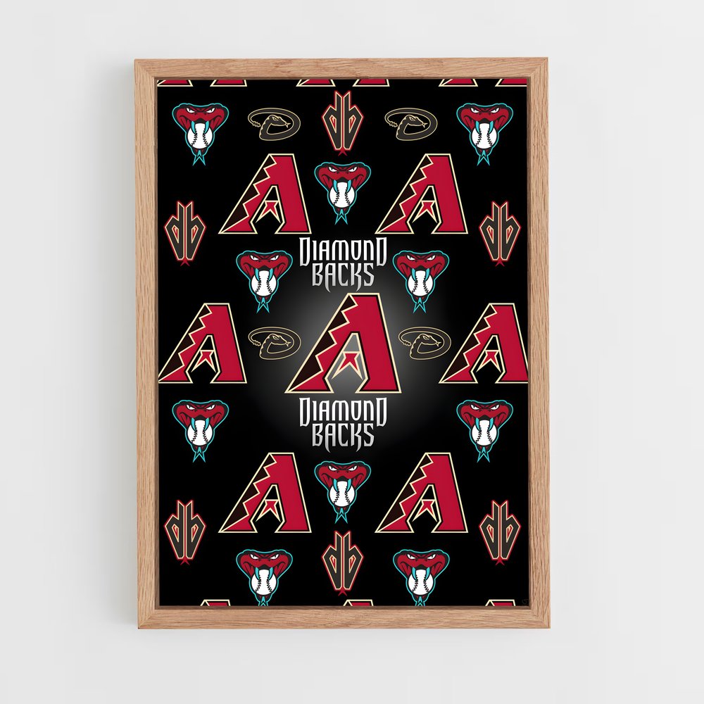 ap-arizona diamondbacks-2 cadre Bois clair