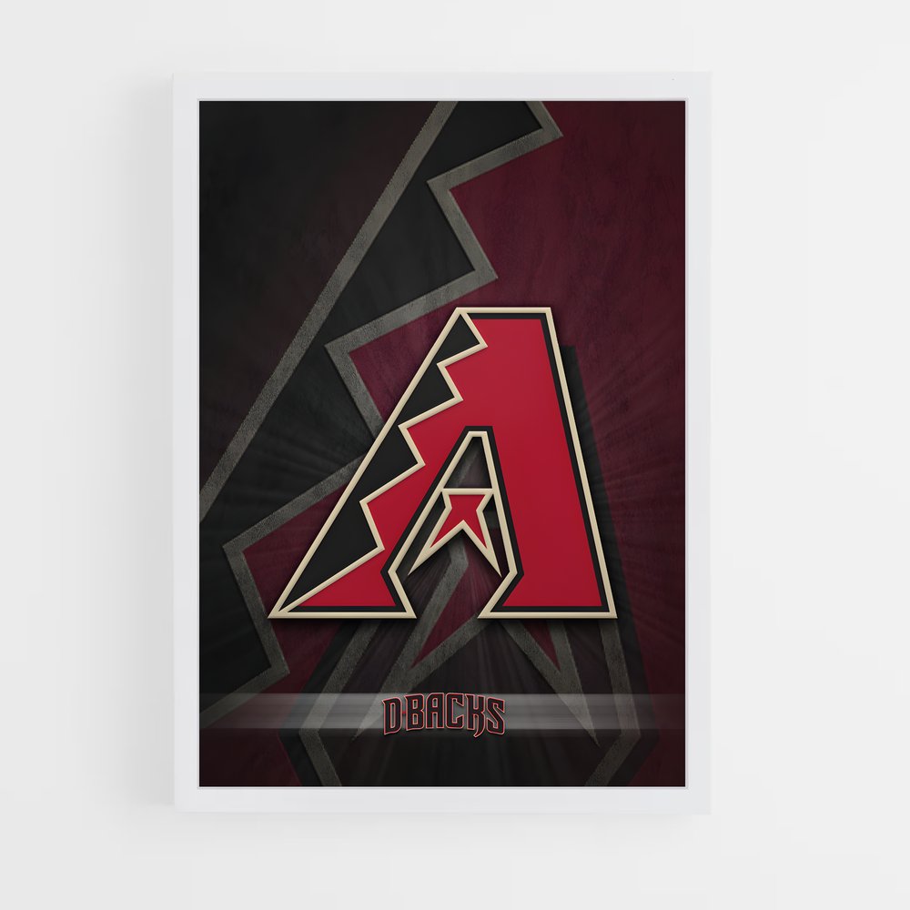 ap-arizona diamondbacks-3 cadre Blanc